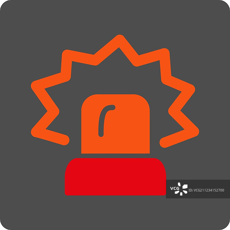 圆形警报按钮图片素材