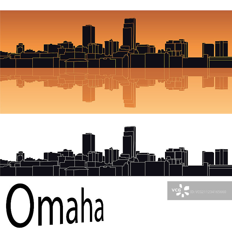 奥马哈天际线图片素材