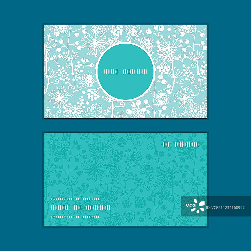 蓝白色蕾丝花园植物竖版图片素材