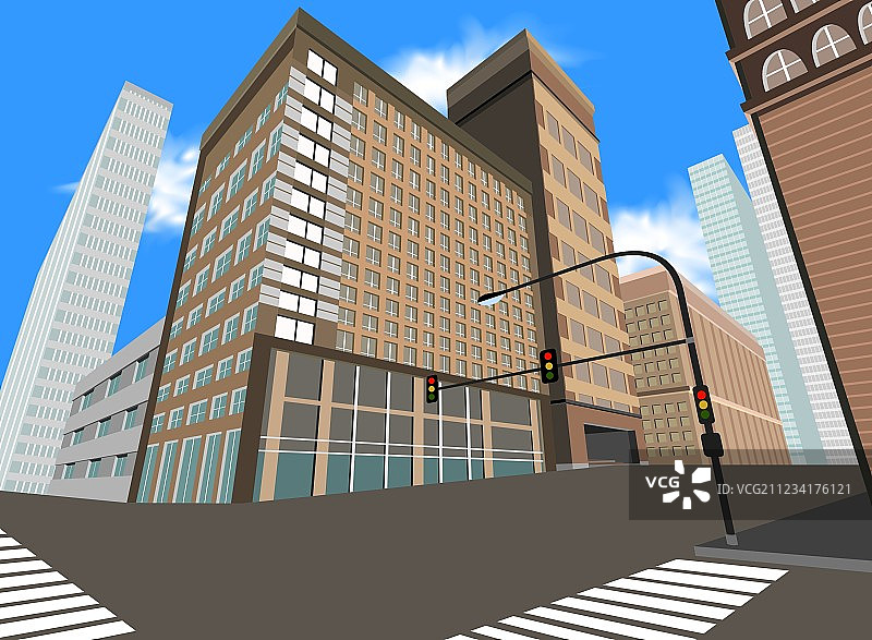 城市区域图片素材