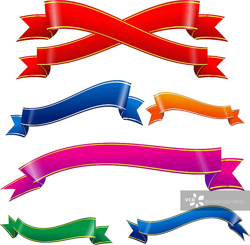 丝带标签004图片素材