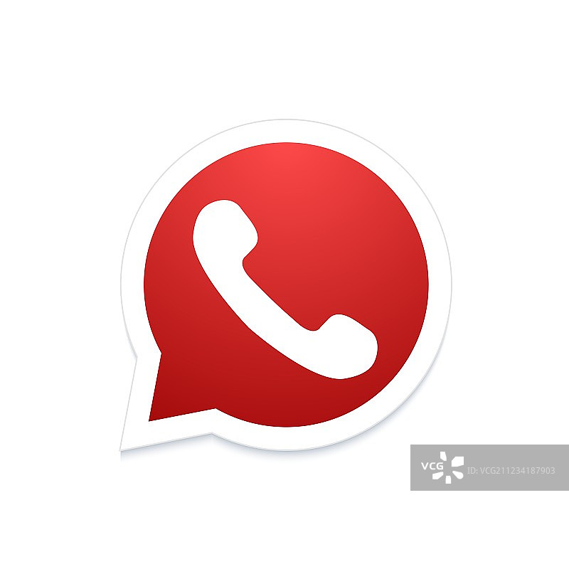 气泡语音中的现代手机图标图片素材