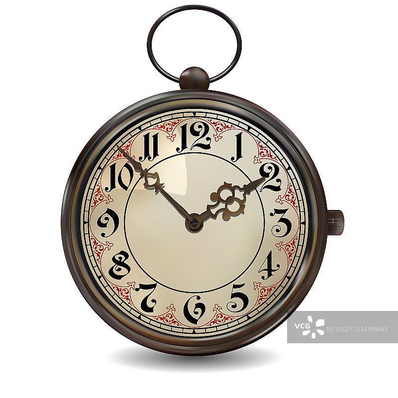 生锈的怀表图片素材