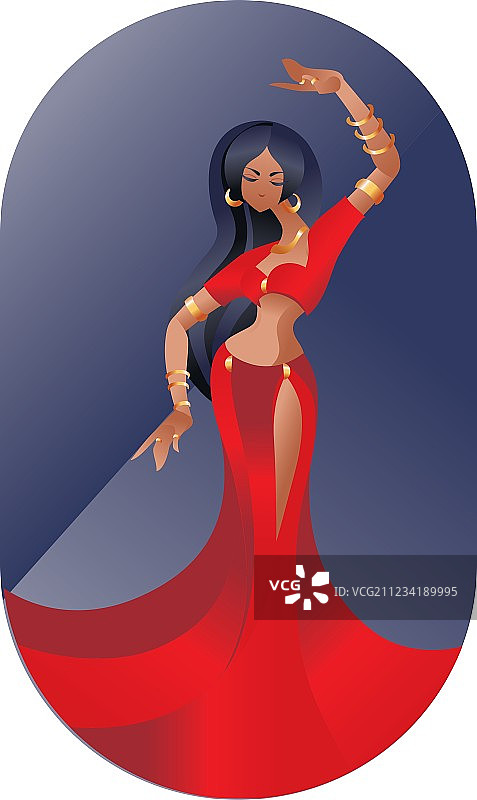 肚皮舞东方美女图片素材