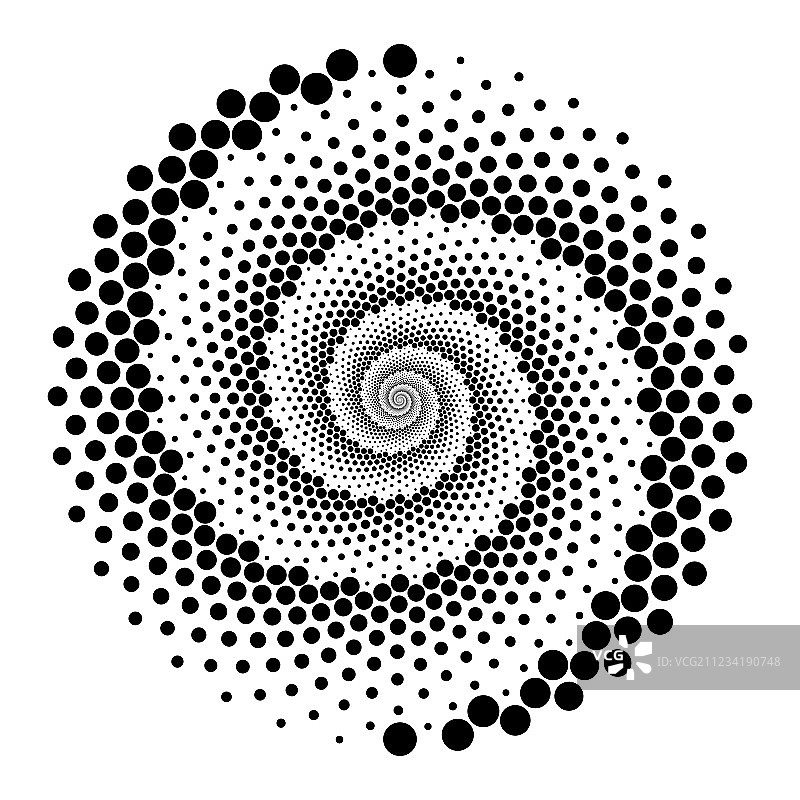 螺旋点背景设计图片素材