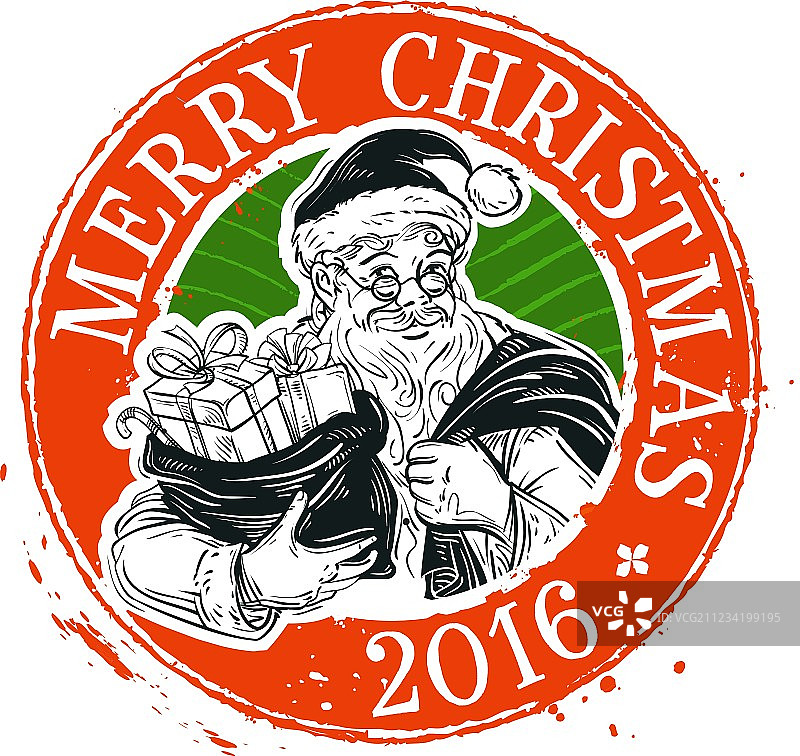 圣诞节新年快乐标志图片素材