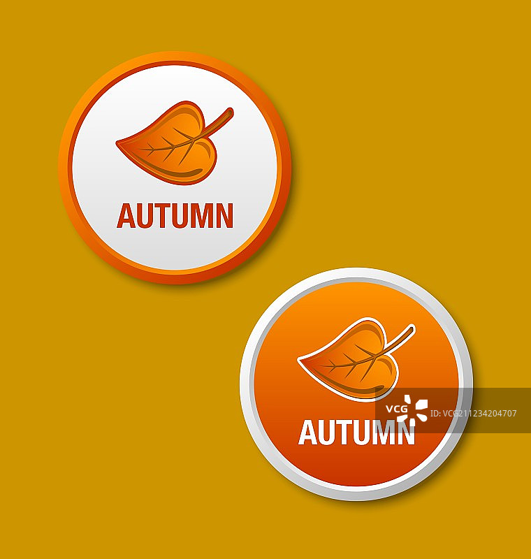 秋季图标图片素材