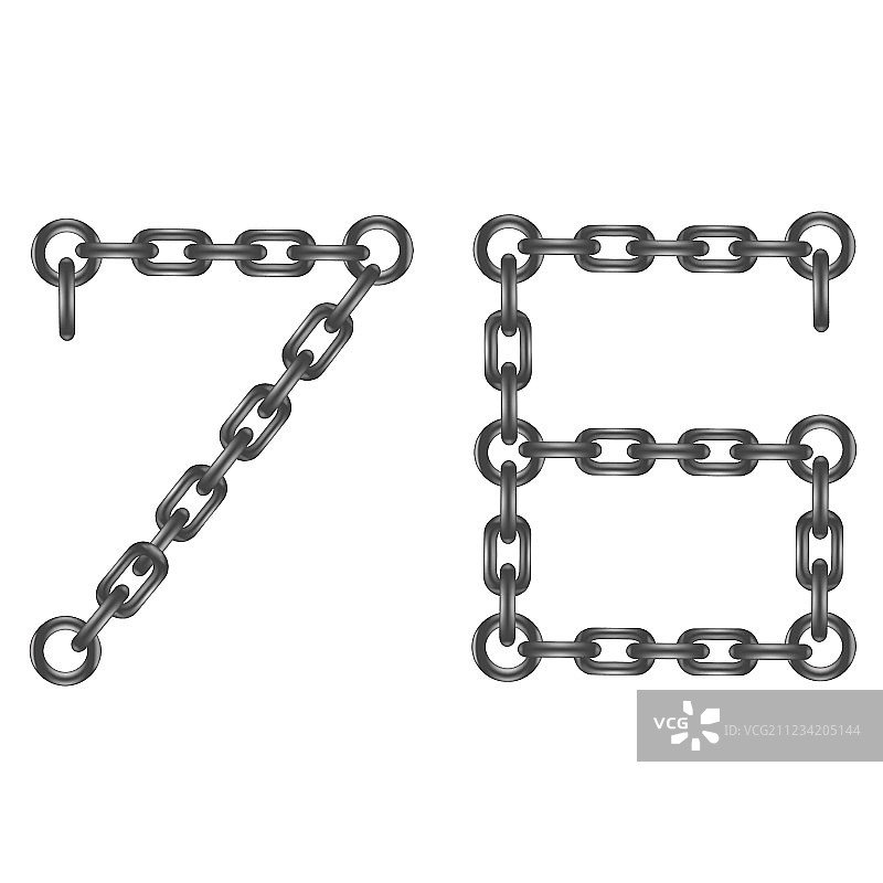 链条数字图片素材