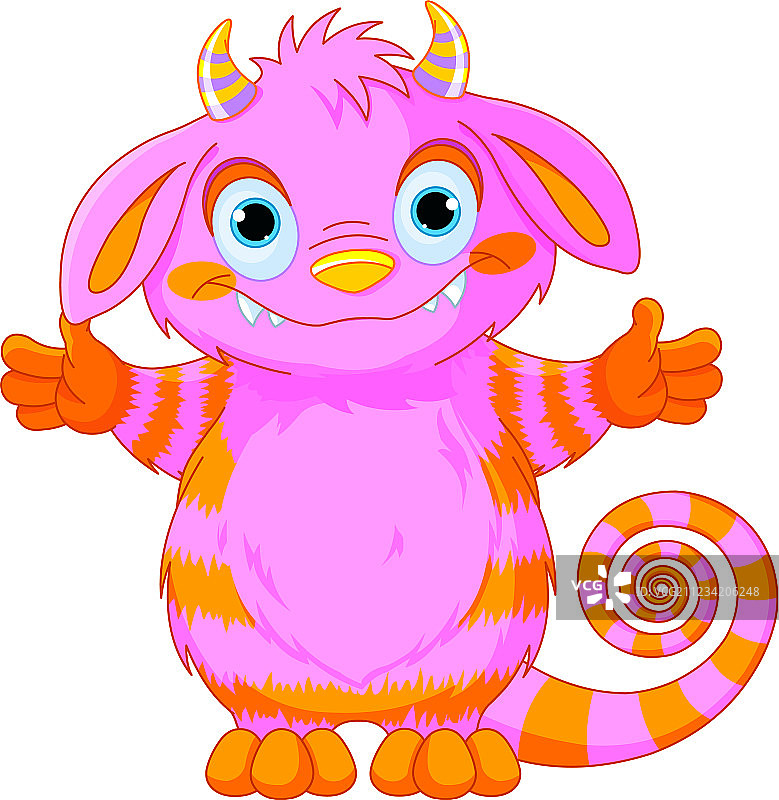 条纹怪物图片素材