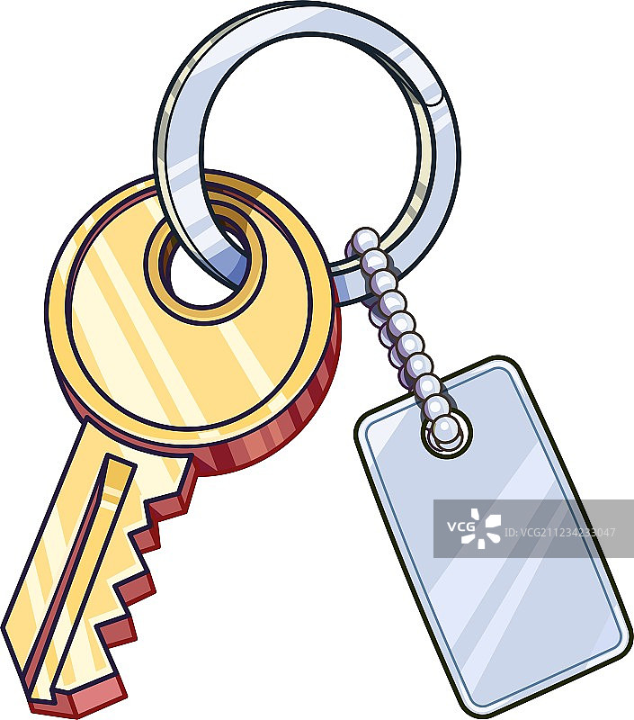 带有钥匙链的钥匙图片素材