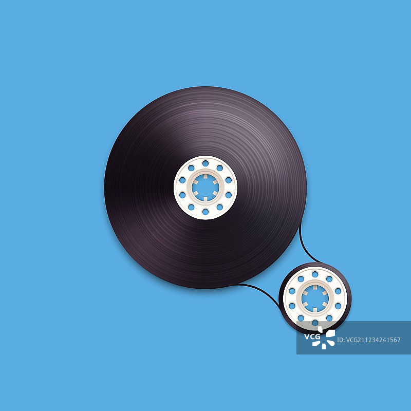 卡式磁带字母Q的录音带图片素材