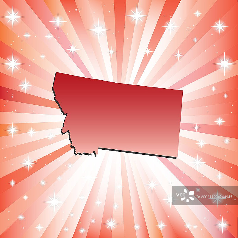 红色蒙大拿图片素材