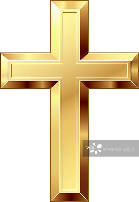 金色十字架图片素材