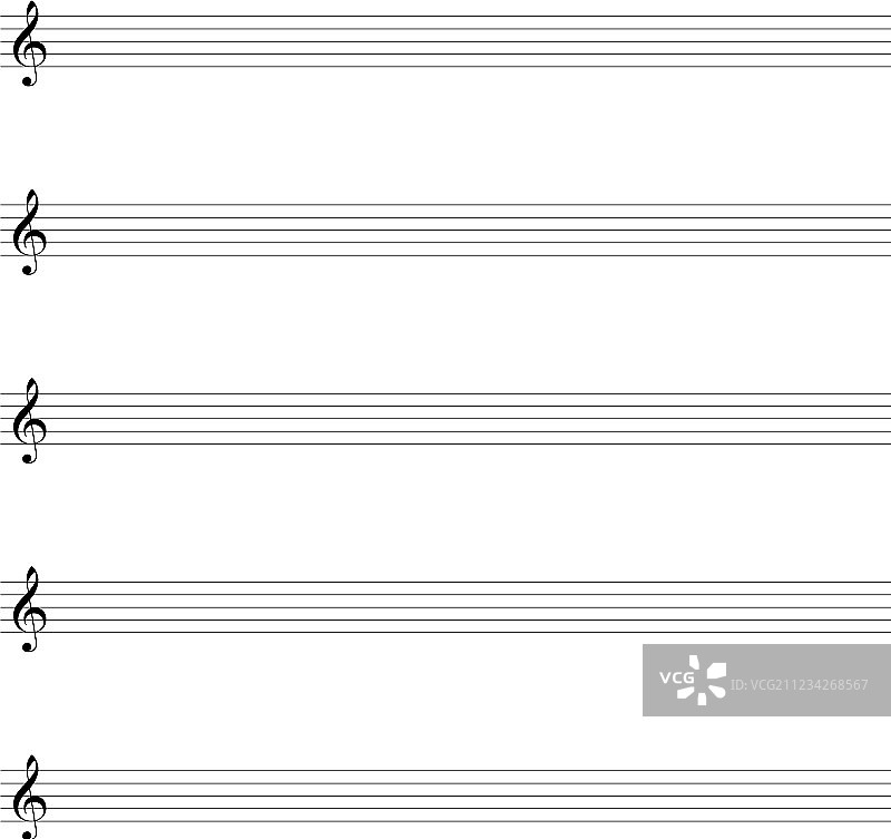 空白乐谱模板图片素材