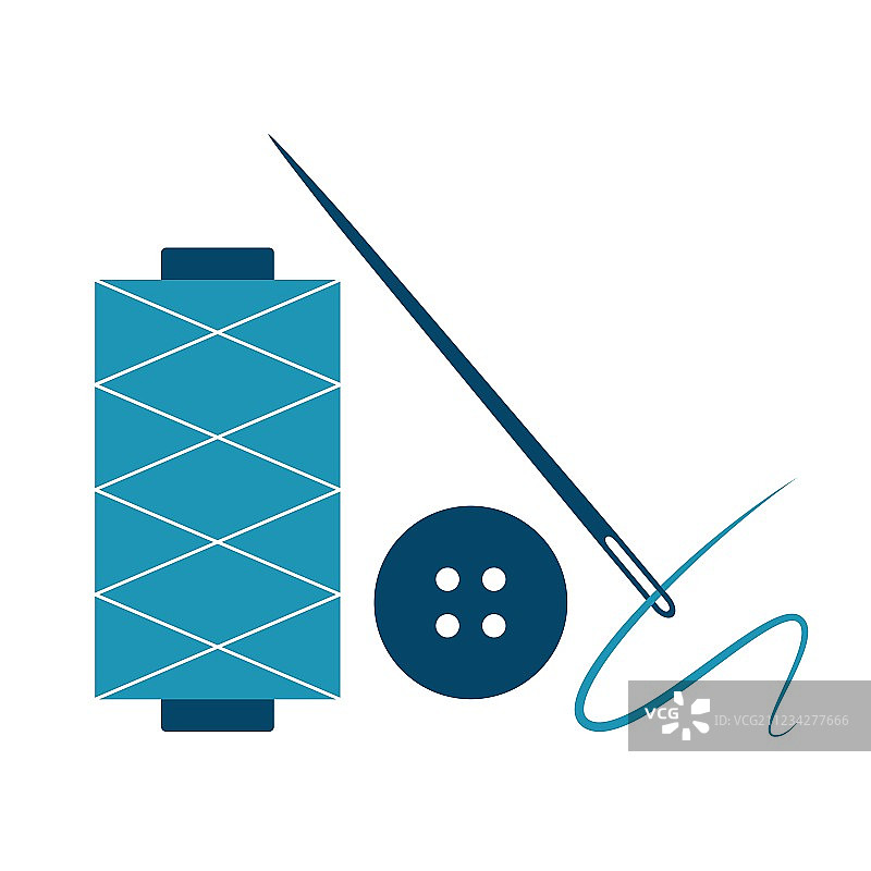 针线和纽扣图片素材