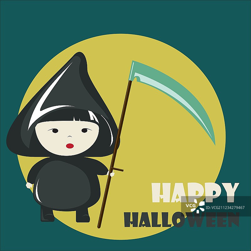 万圣节贺卡图片素材