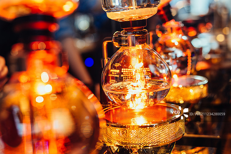 咖啡器具特写图片素材