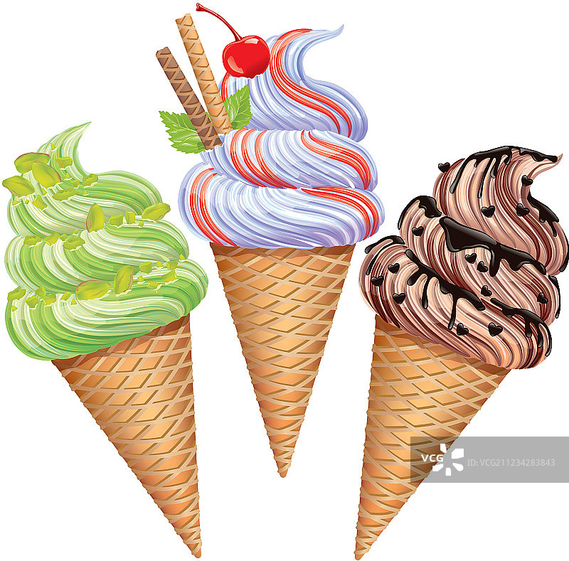冰淇淋图片素材