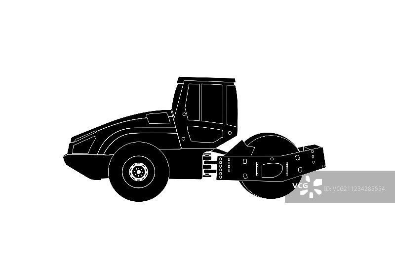 夯实机主要用于建筑工地沥青图片素材