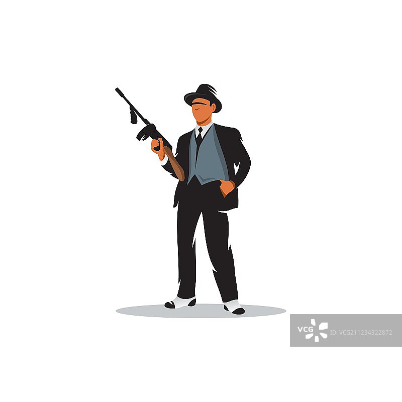 持枪歹徒图片素材