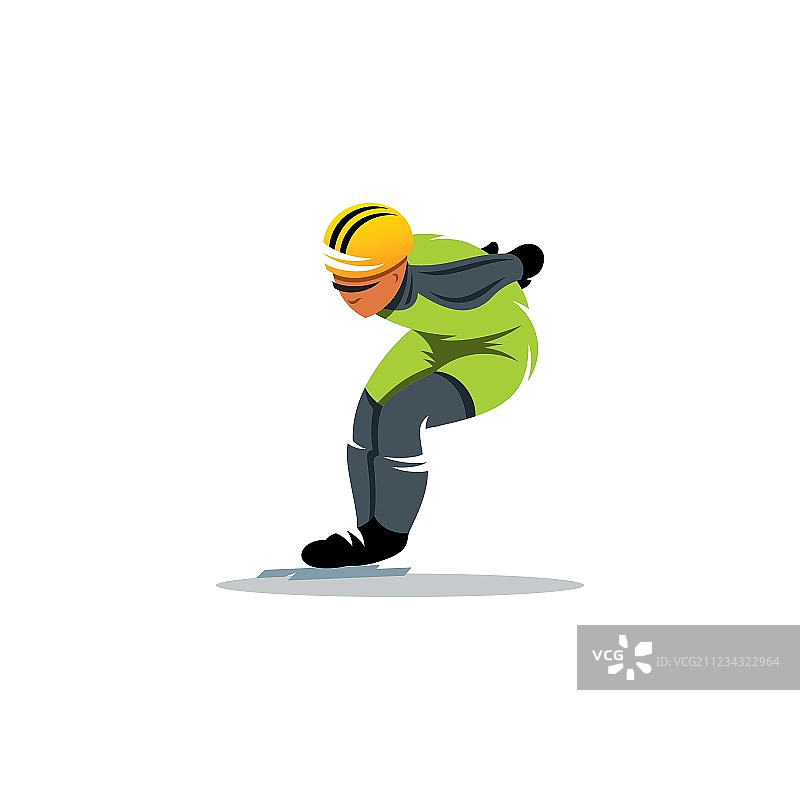 短道速滑标志图片素材