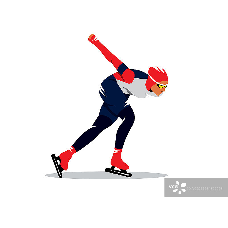 短道速滑标志图片素材