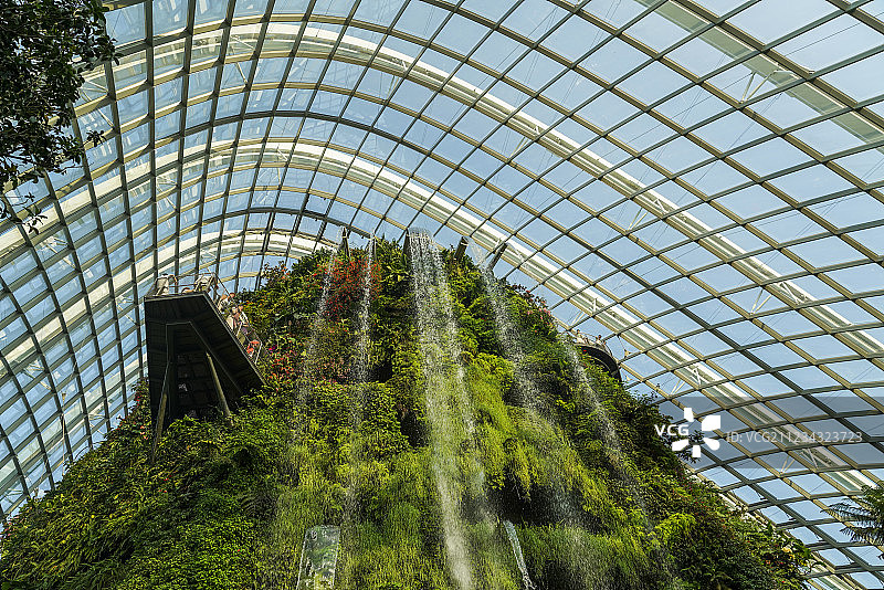 新加坡滨海湾花园Cloud Forest图片素材
