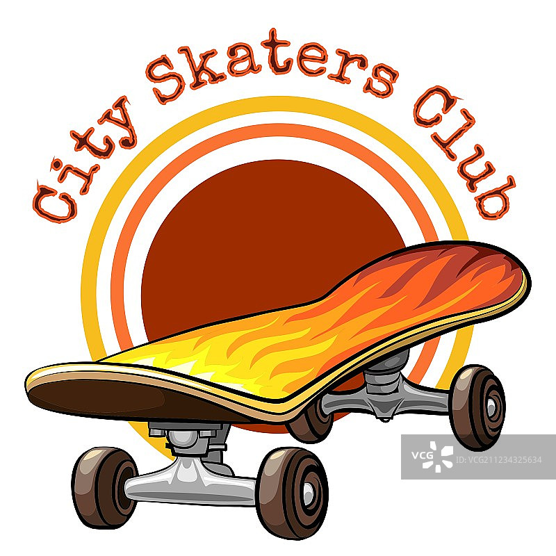 滑板标志图片素材