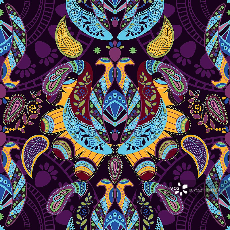 民族无缝模式图片素材