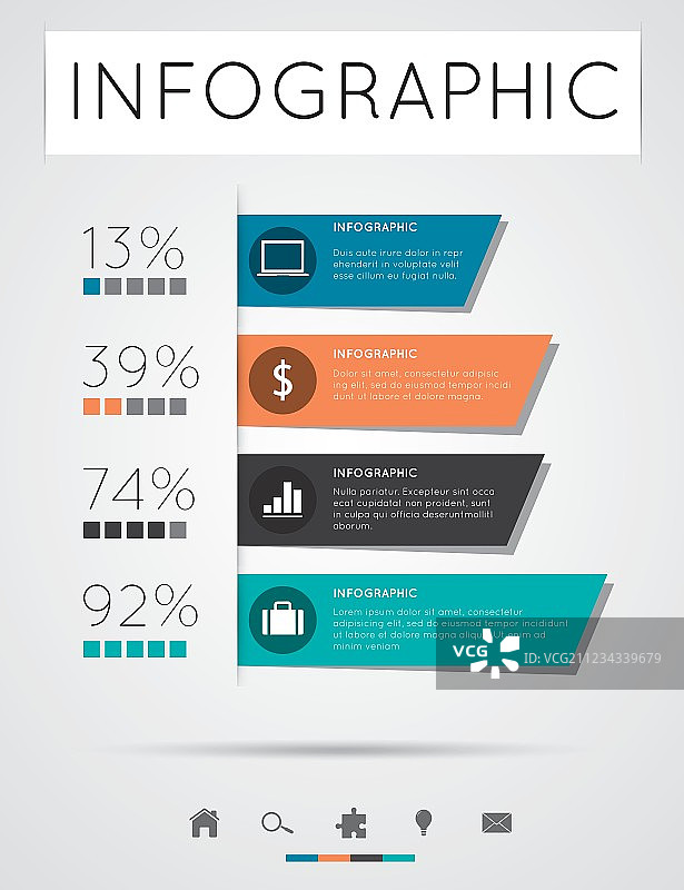 现代信息图表图片素材