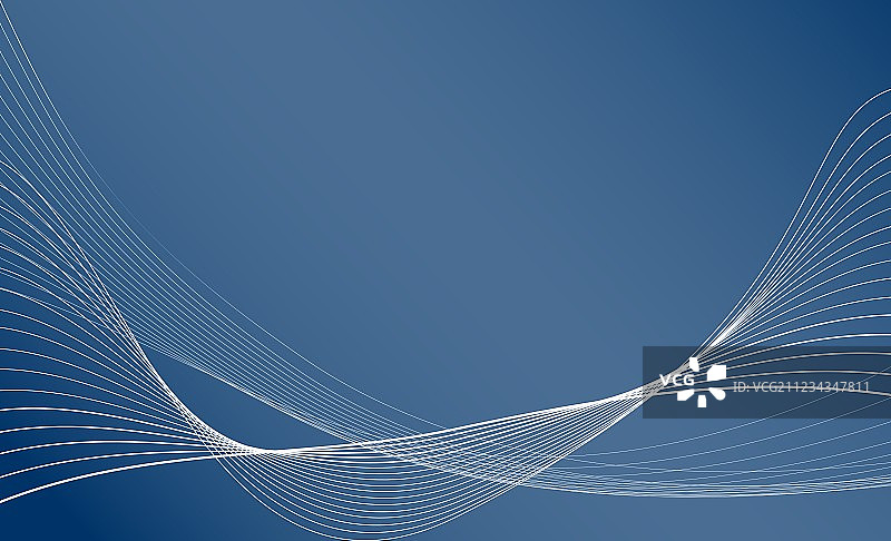 蓝天下电缆的仰视角度图片素材