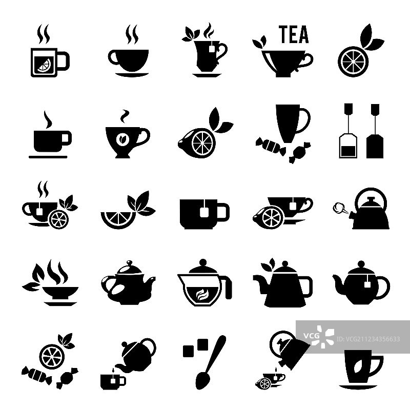 茶图标合集图片素材