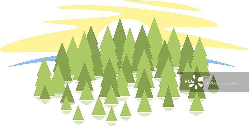 森林景观图片素材