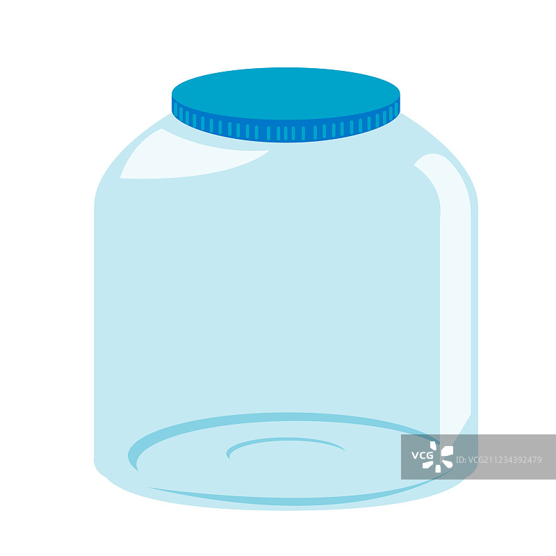 空玻璃罐图片素材