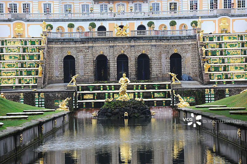 俄罗斯夏宫风景图片素材