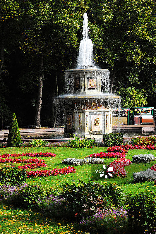 俄罗斯夏宫风景图片素材