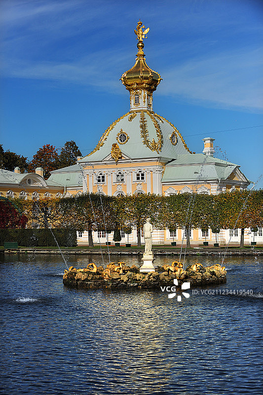 俄罗斯夏宫风景图片素材