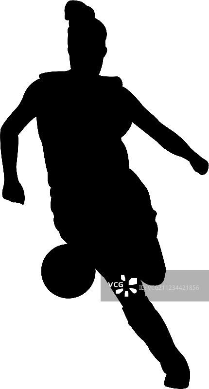 女足球运动员图片素材