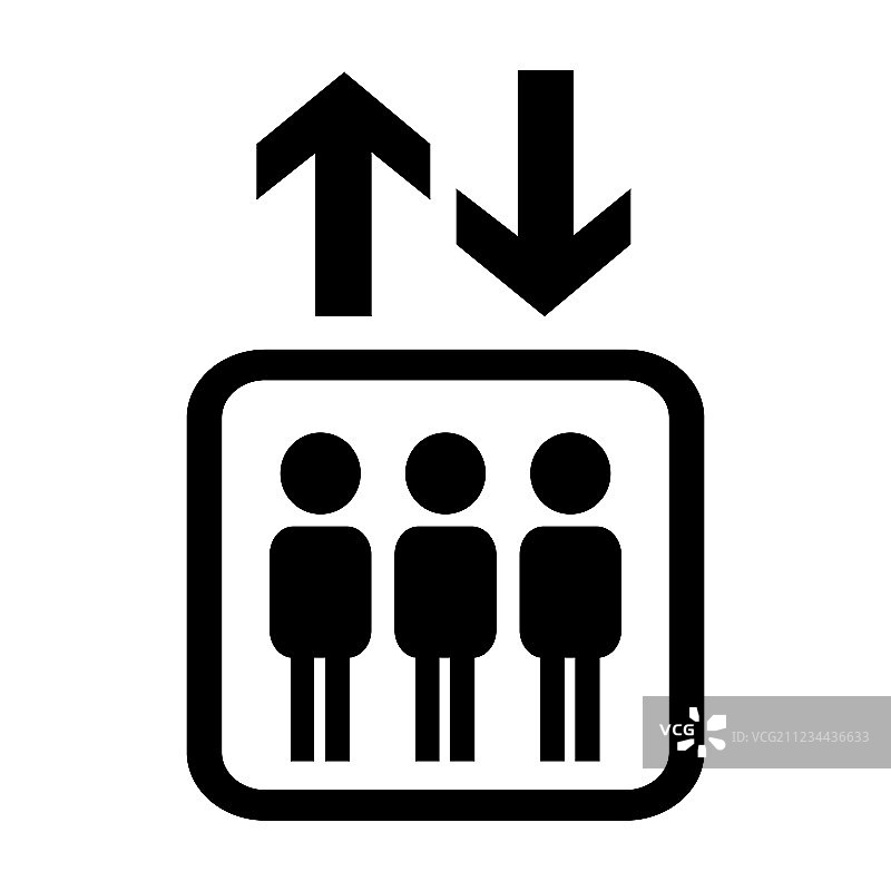 电梯图标图片素材