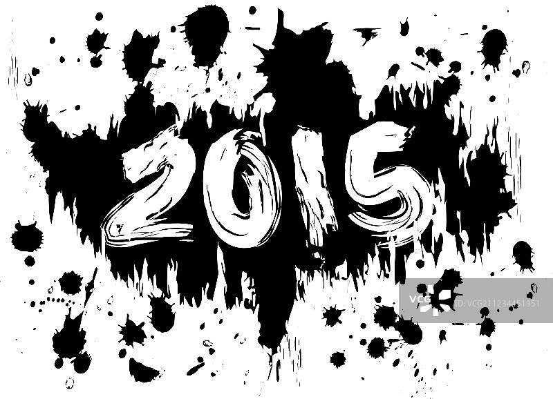 2015年墨水飞溅图片素材