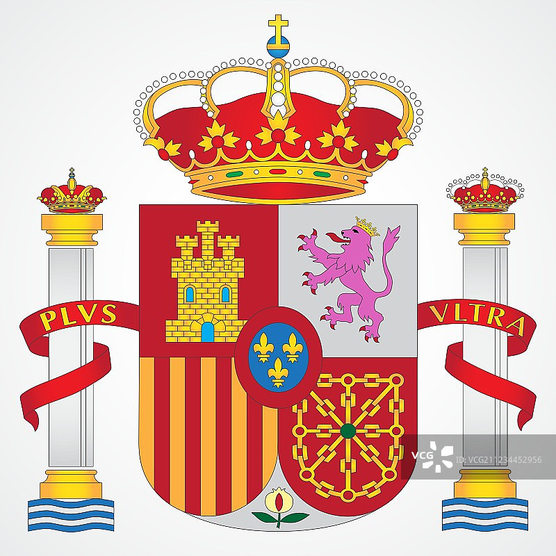 西班牙盾徽图片素材