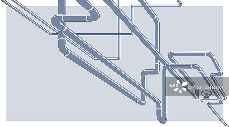 工业管道施工图片素材