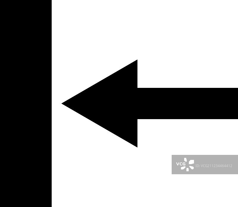 向左移动扁平图标图片素材