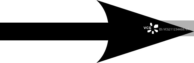 向右箭头扁平图标图片素材