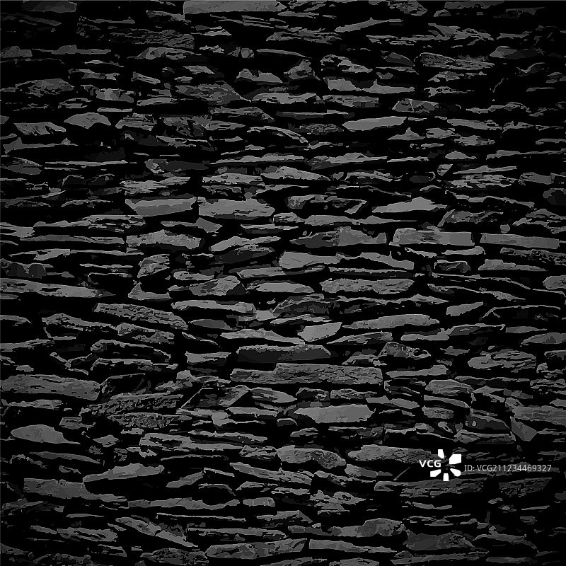 带阴影的黑色浮雕石墙纹理图片素材