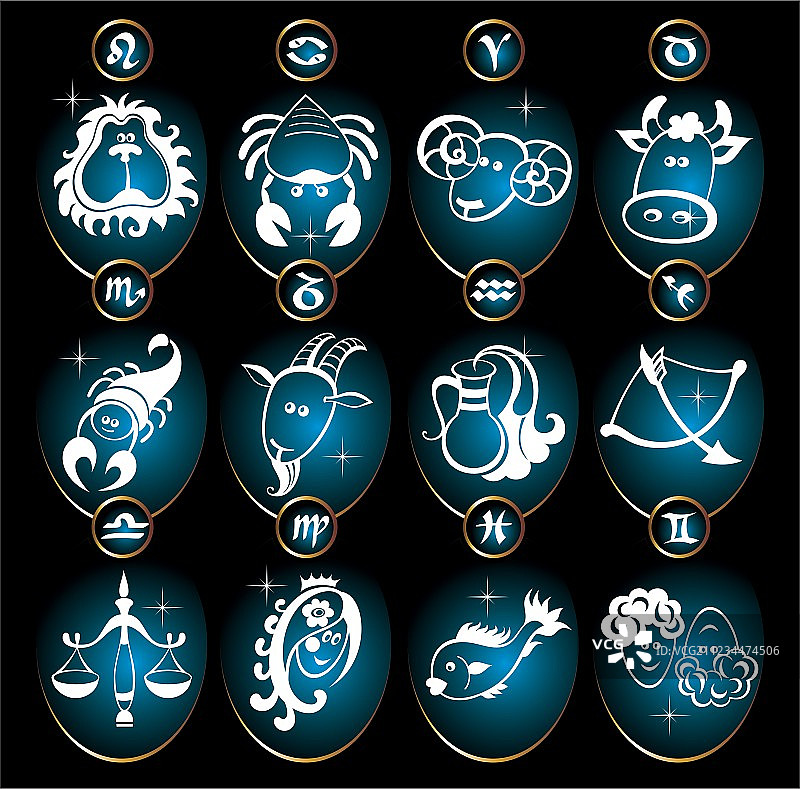 十二星座合集图片素材