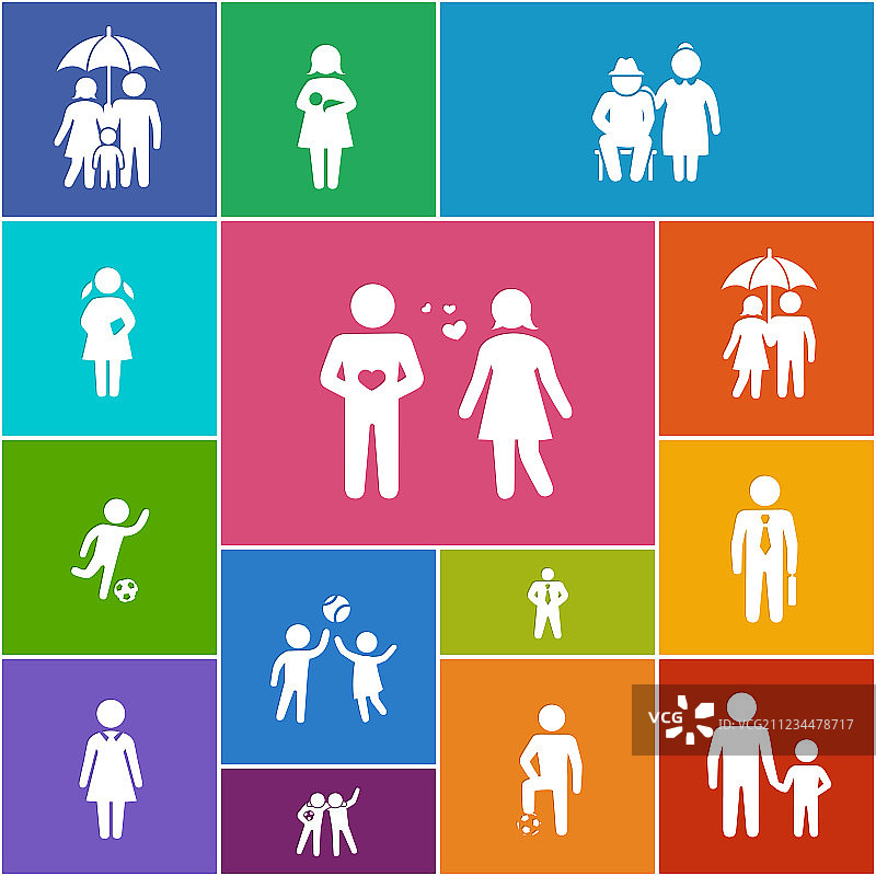 家人朋友图标图片素材