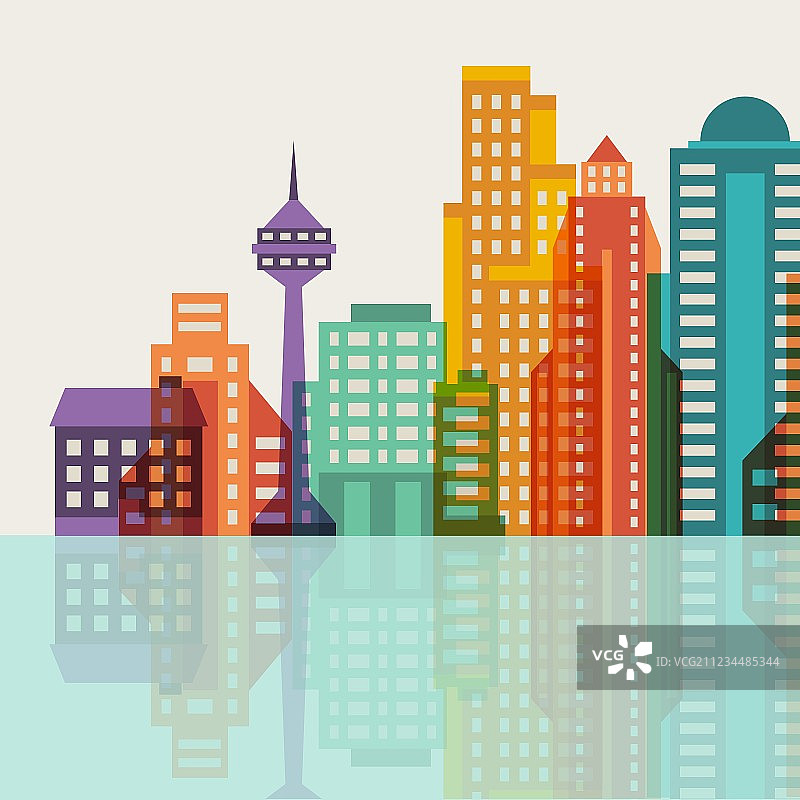建筑城市景观背景图片素材