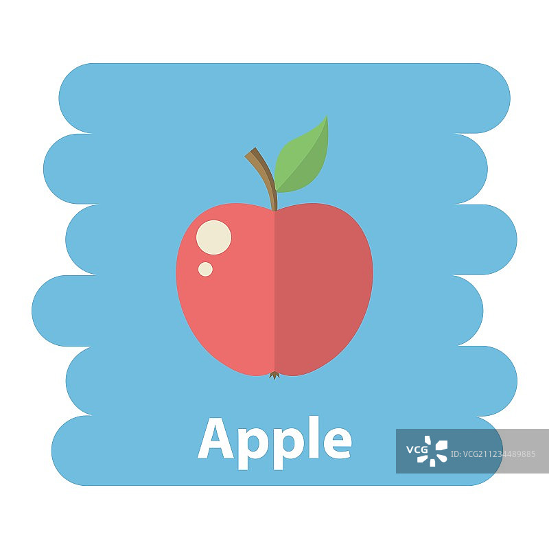 苹果扁平风格图标图片素材