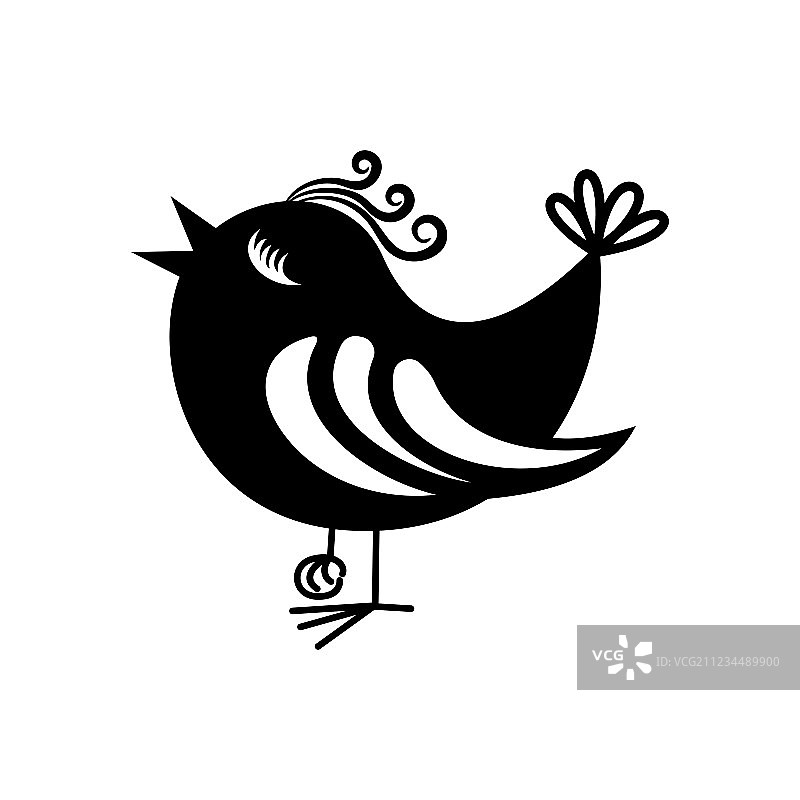 鸟图标符号图片素材